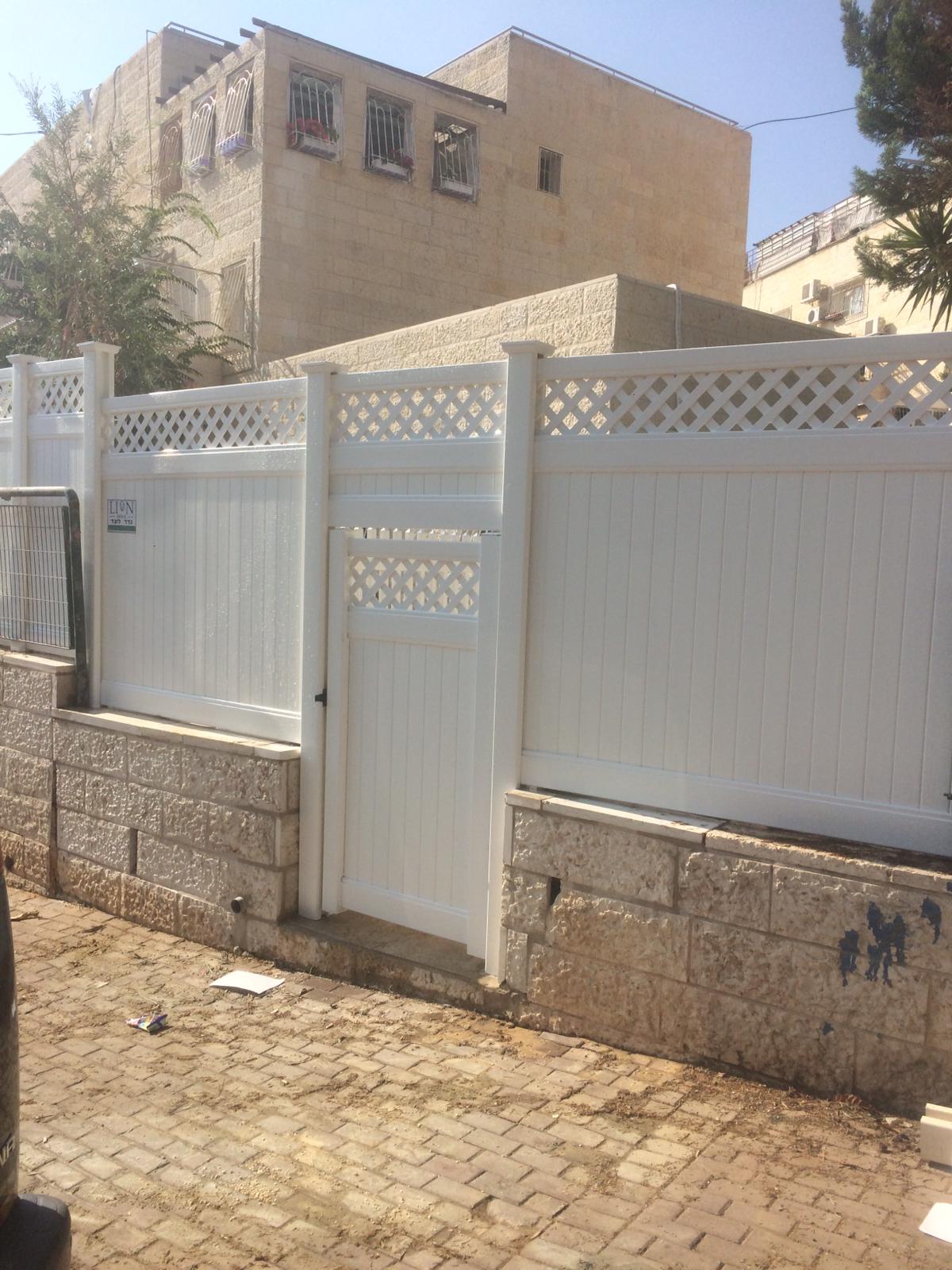 דגם שילה - גדר לעד| גדר PVC הטובה בעולם
